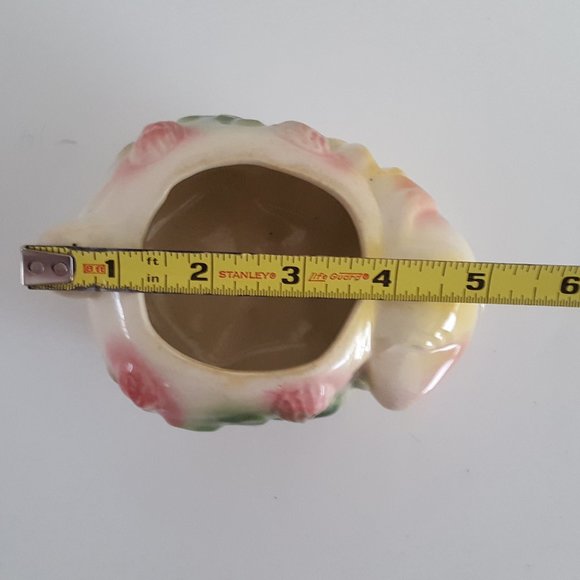 Vintage Ceramic Sleeping Pig Planter Small - Picture 10 of 13